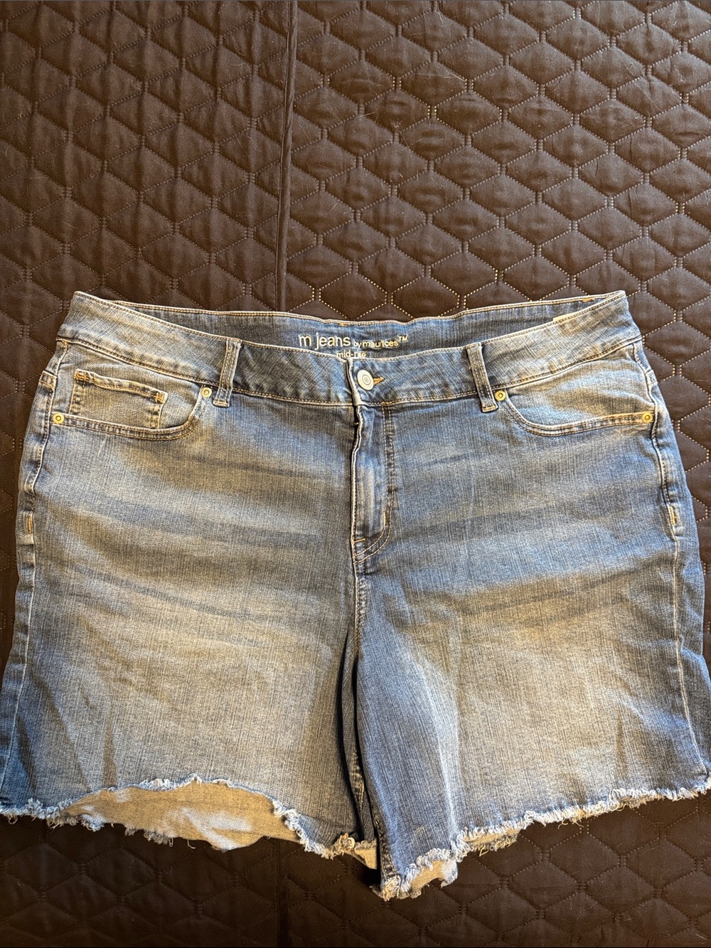 M. Jeans by Maurice’s Light Wash Denim Cutoff Shorts